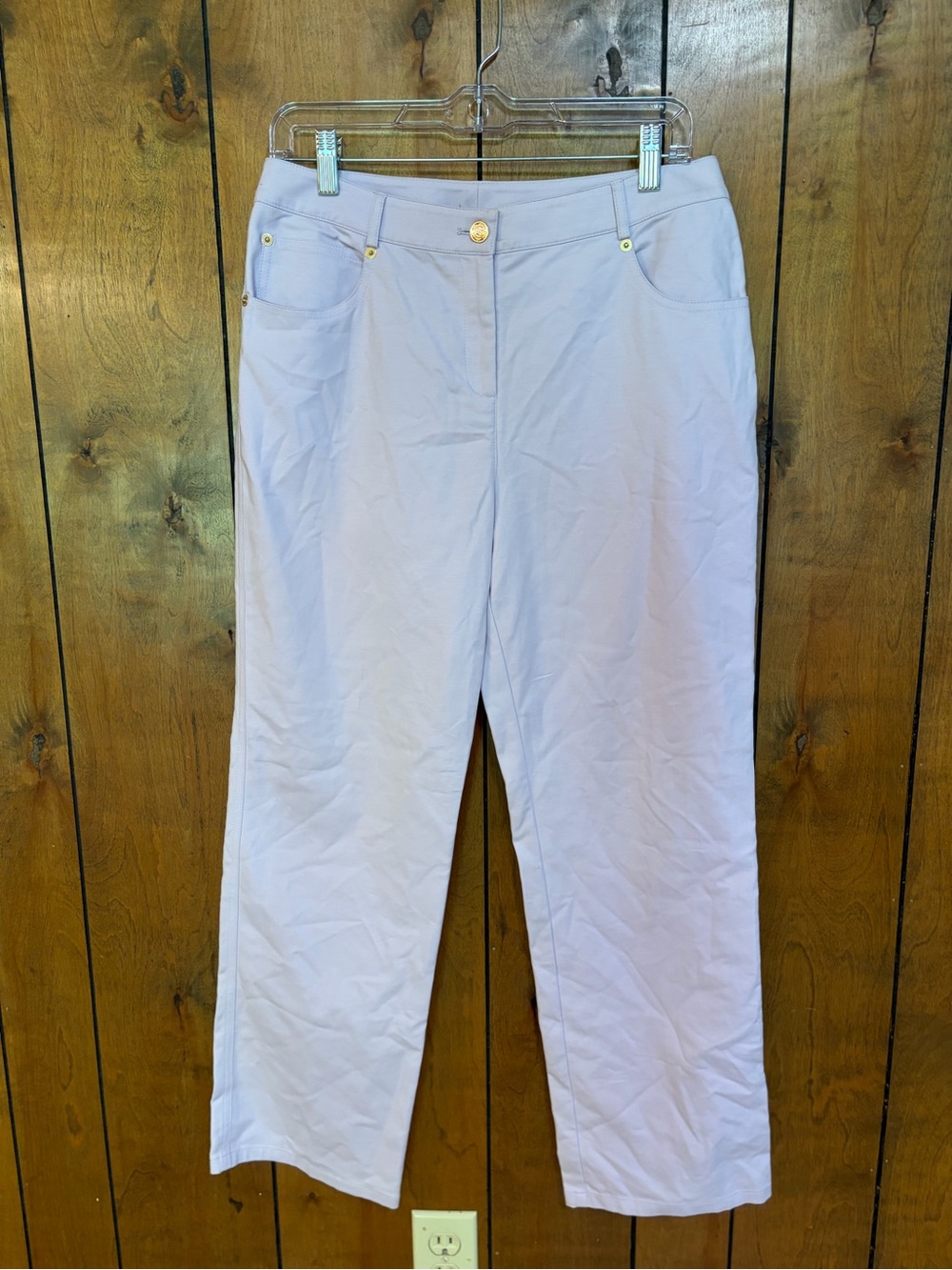 St. John Lavender Pants with Yellow Label